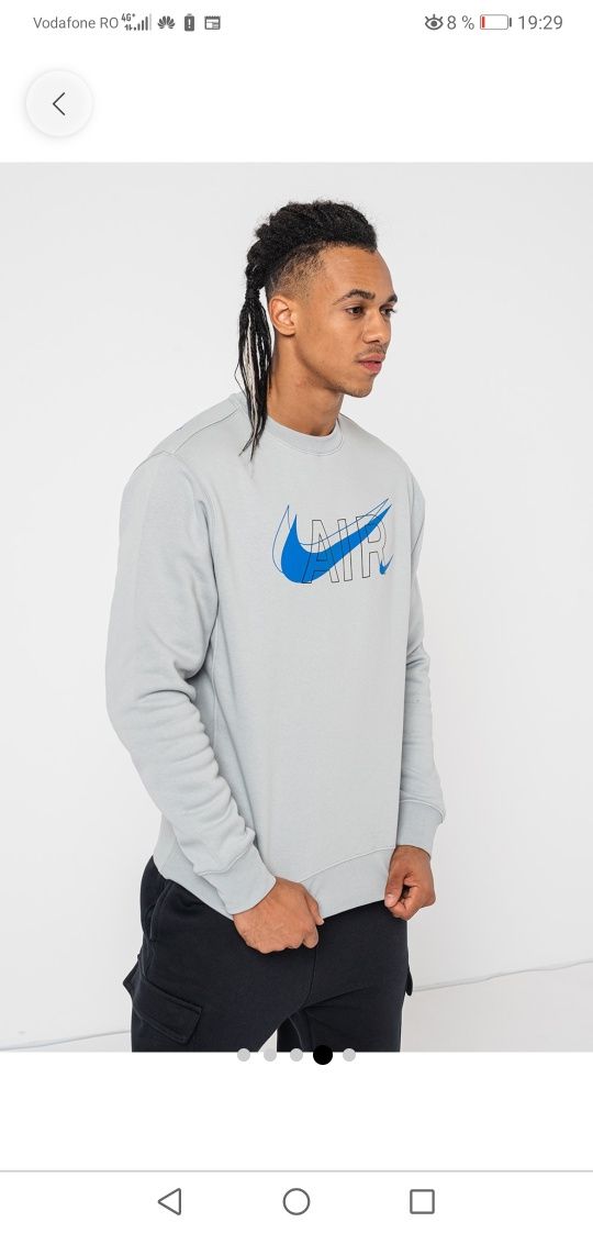 Bluza sport Nike barbati, mânecă lunga.