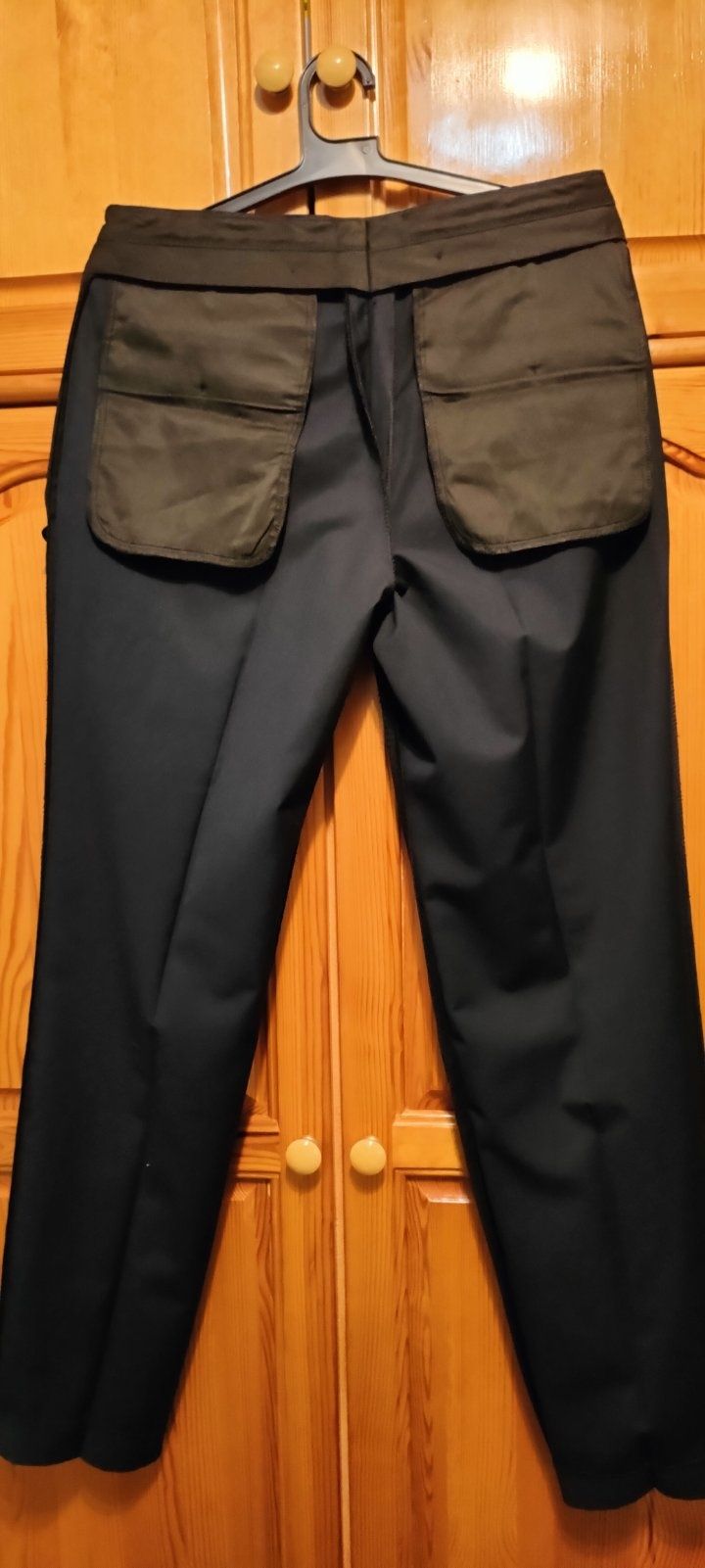 Мъжки официален панталон тъмно син