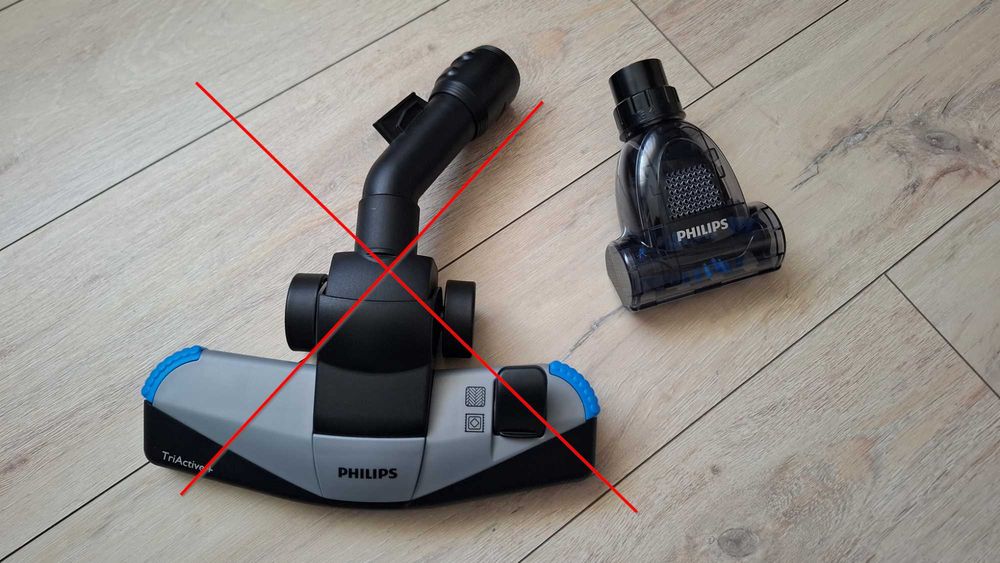 Philips perie mini turbo aspirator, par animale