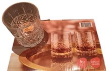 Луксозен комплект кристални чаши за уиски 6 бр