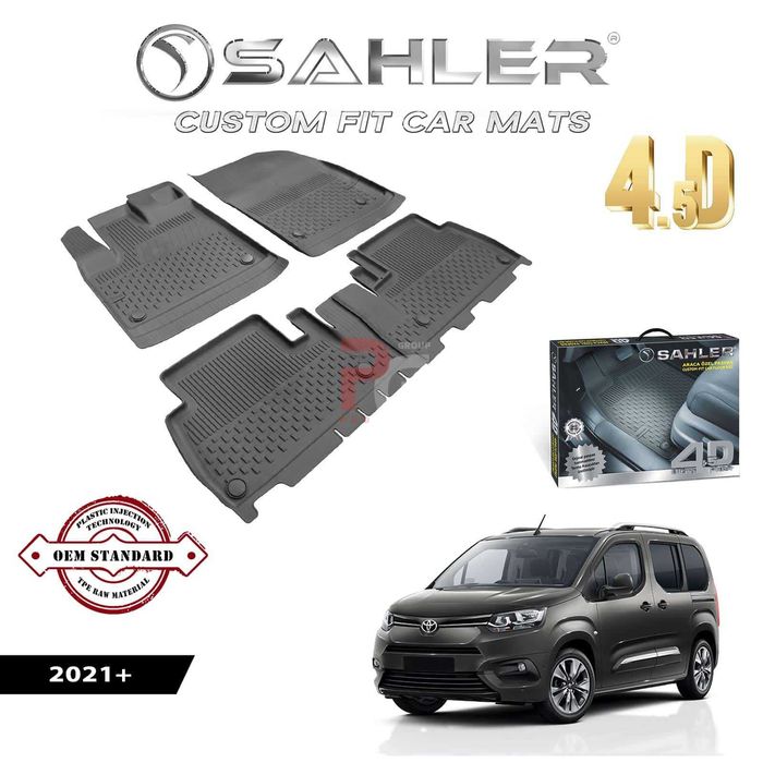 Гумени стелки за Toyota Proace City 2021+ / Тойота /