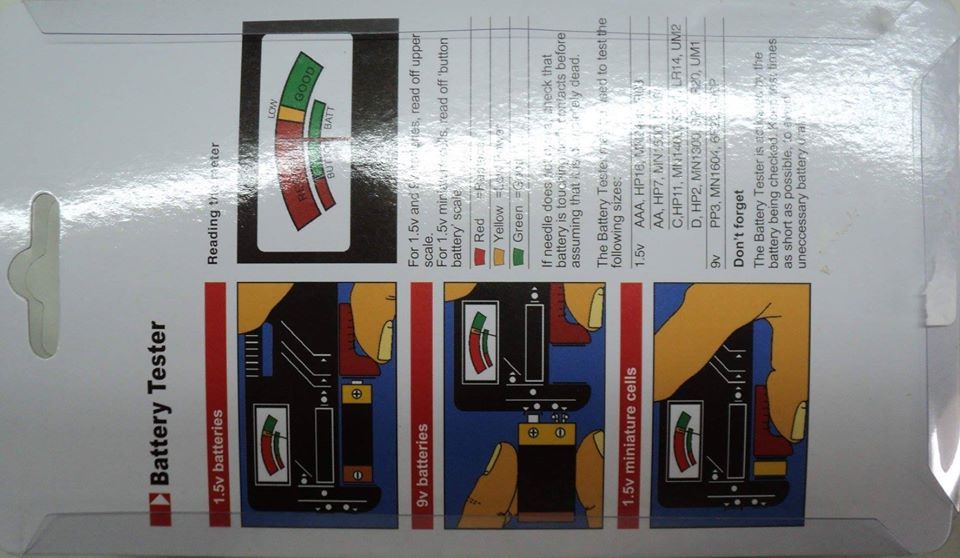 Tester Universal de Baterii BT168 1,5 V 9V Măsurați rapid curentul