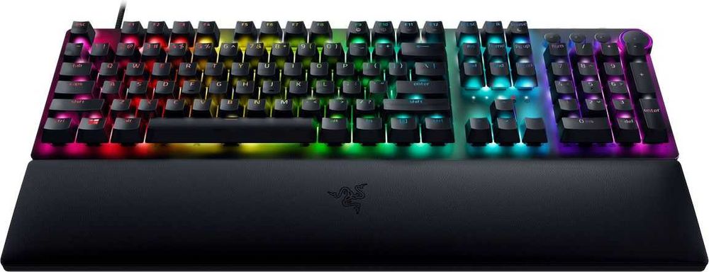 Razer Huntsman V2 – Red Switch, RGB – Механична клавиатура