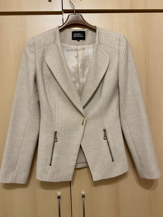 Sacou crem masura 36