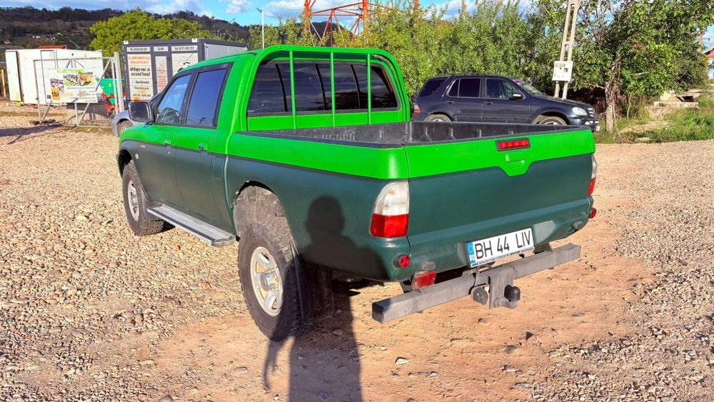 Mitsubishi L200, 2002, 116 CP, clima, turbo nou,gume noi, 4*4,mic-mare