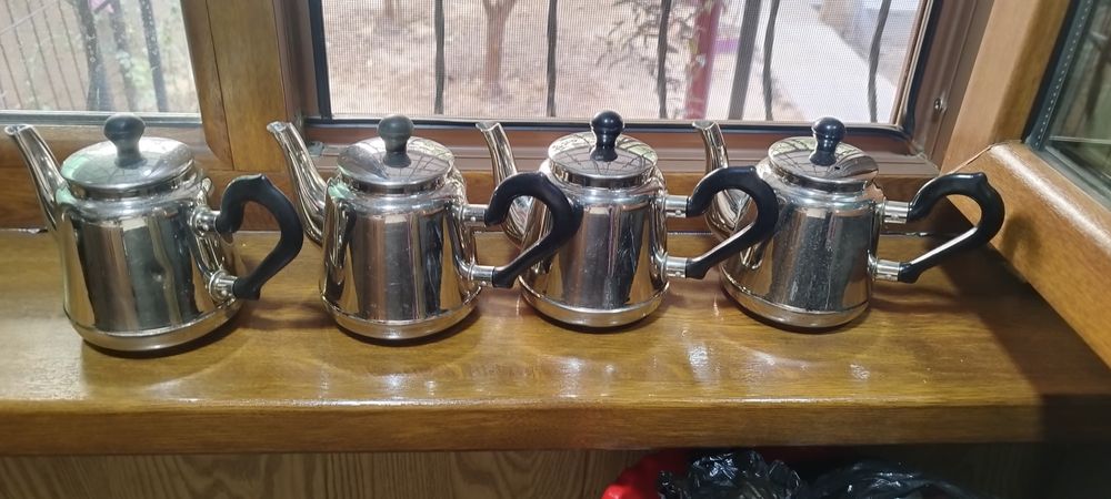 Мельхиор, латунь чайники
