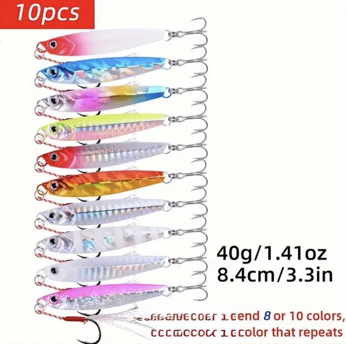 Комплект примамки за риболов, воблери , попери