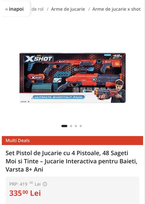 Pistol și pușcă set NOU