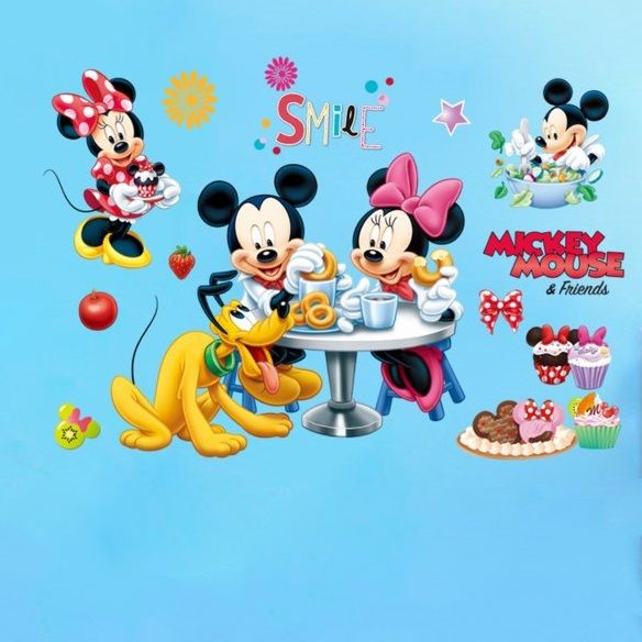 Stickere decorative autocolante perete camera copii MICKEY MOUSE