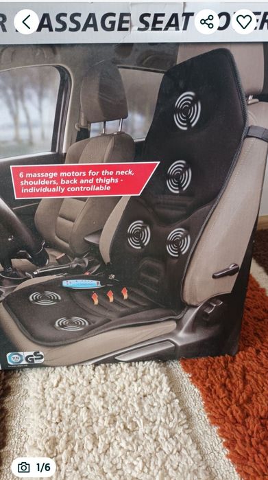 Husă auto cu încălzire confortabilă și masaj relaxant