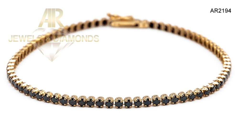 Bratara AUR TENNIS 14 K model Unisex, ARJEWELS&DIAMONDS (AR2194)