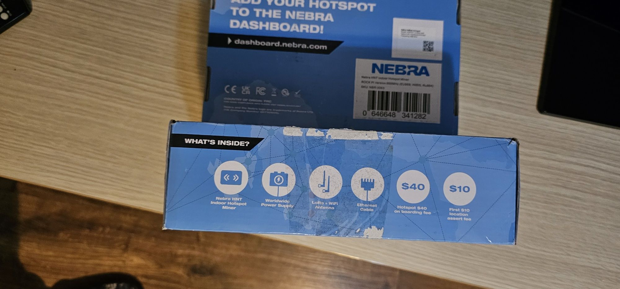 [NOU, SIGILAT] Nebra Helium HNT Miner Rock Pi Indoor
