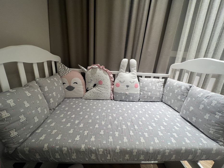 Бортики на детскую кроватку