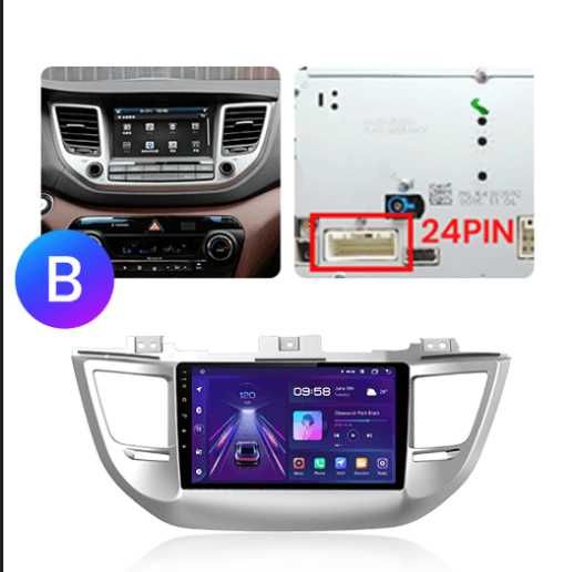 Hyundai ix35 2015г-2018г Мултимедия Навигация Android