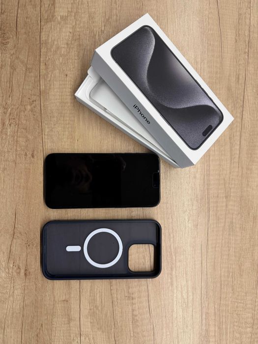 iPhone 15 ProMax 1 TB - stare perfecta husa+folie+protectie camere