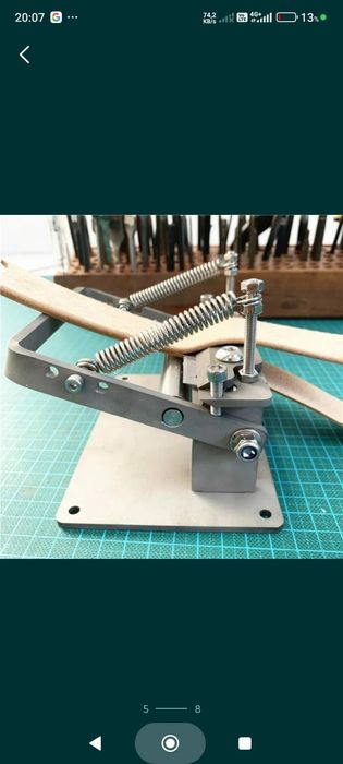 Aparat de subtiat pielea șerfuit  pielea curele ceas