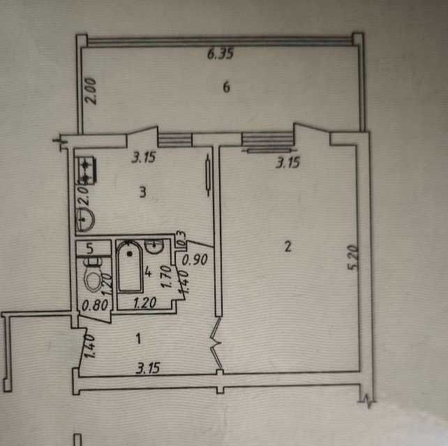 Братские магилы, Волгоградская 1в2/4/4 45м²