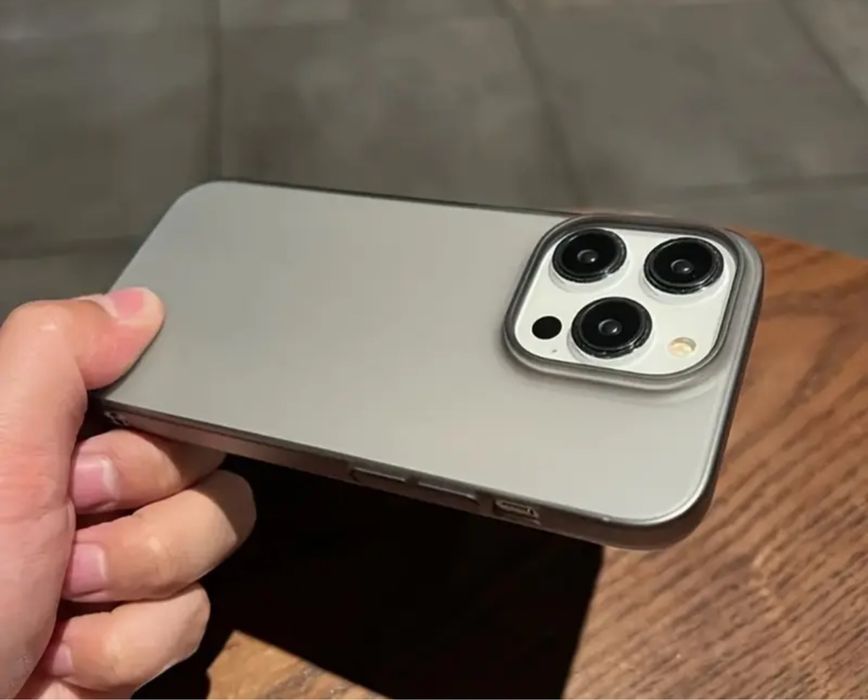 Husa ULTRA SLIM 0,2mm Negru Mat iPhone 16 15 14 Pro 13 12 11 Pro,XS