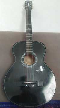 Гитара чёрный цветь