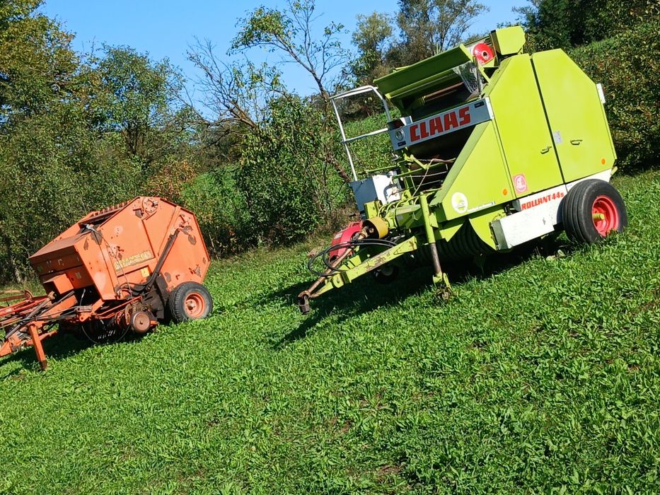 >Claas rollant 44s< Balotieră fân! Legare ață plus plasă!