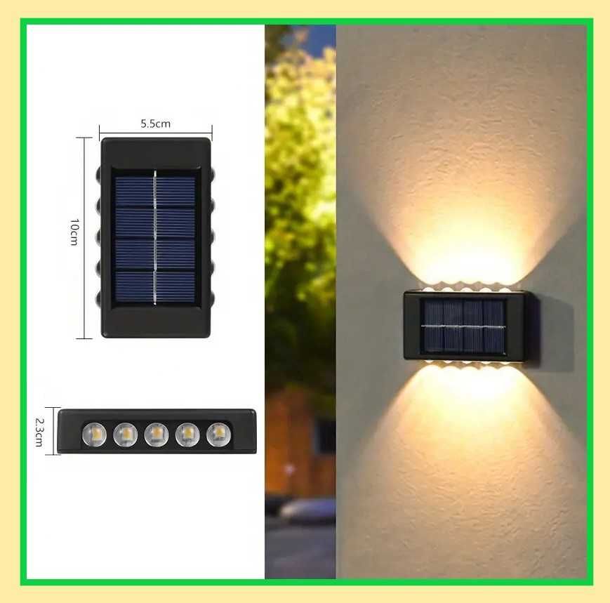 pa|Lampa solara||Lampa solara Led||Lampa perete|pret pt set (2 bucati)