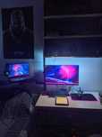 Brat monitor 24' - 27' + Suport laptop ajustabil, standard VESA