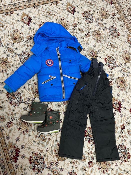 Зимняя куртка с комбинезоном и обувью