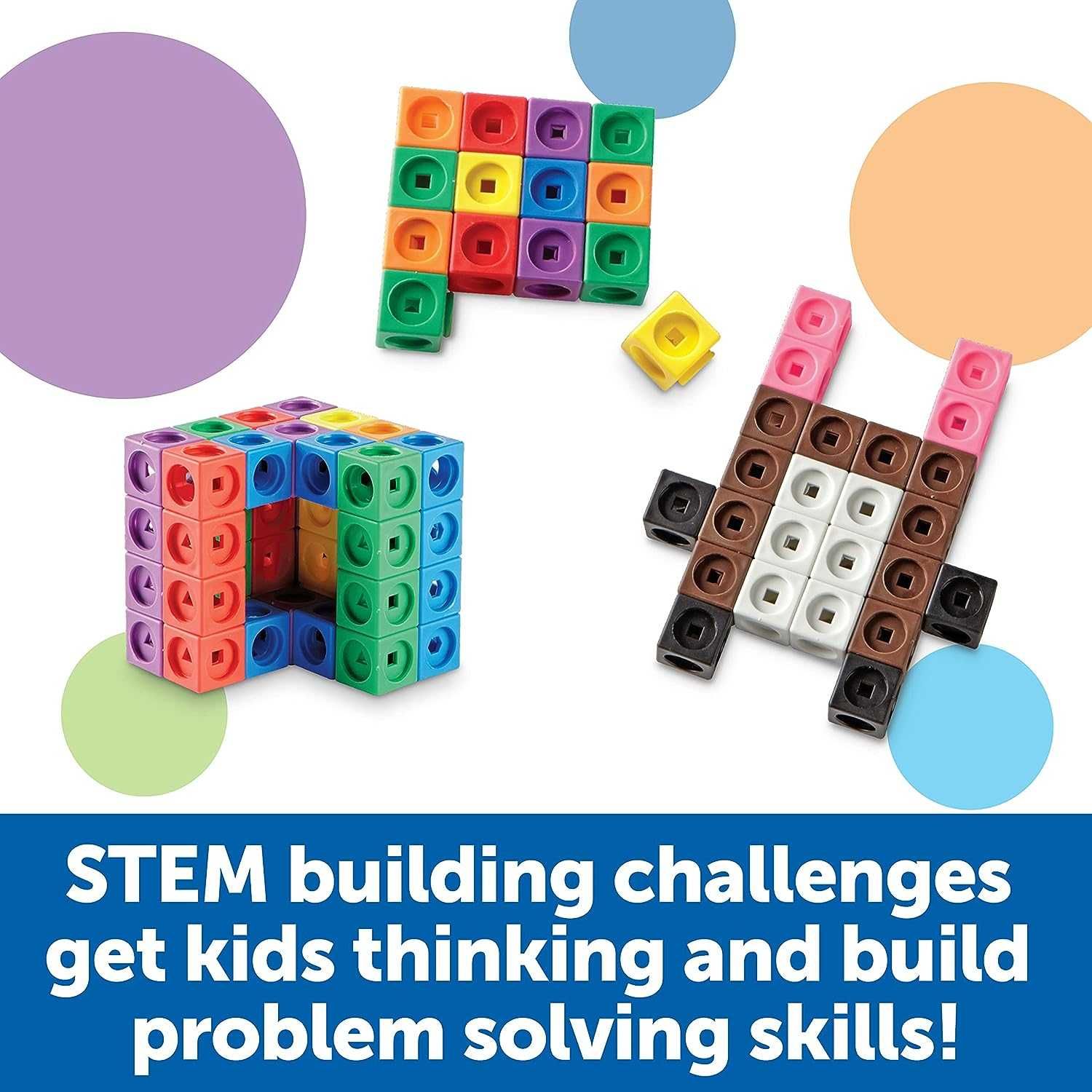 Конструктор для детей  - STEM Explorers MathLink Builders (возраст 5+)