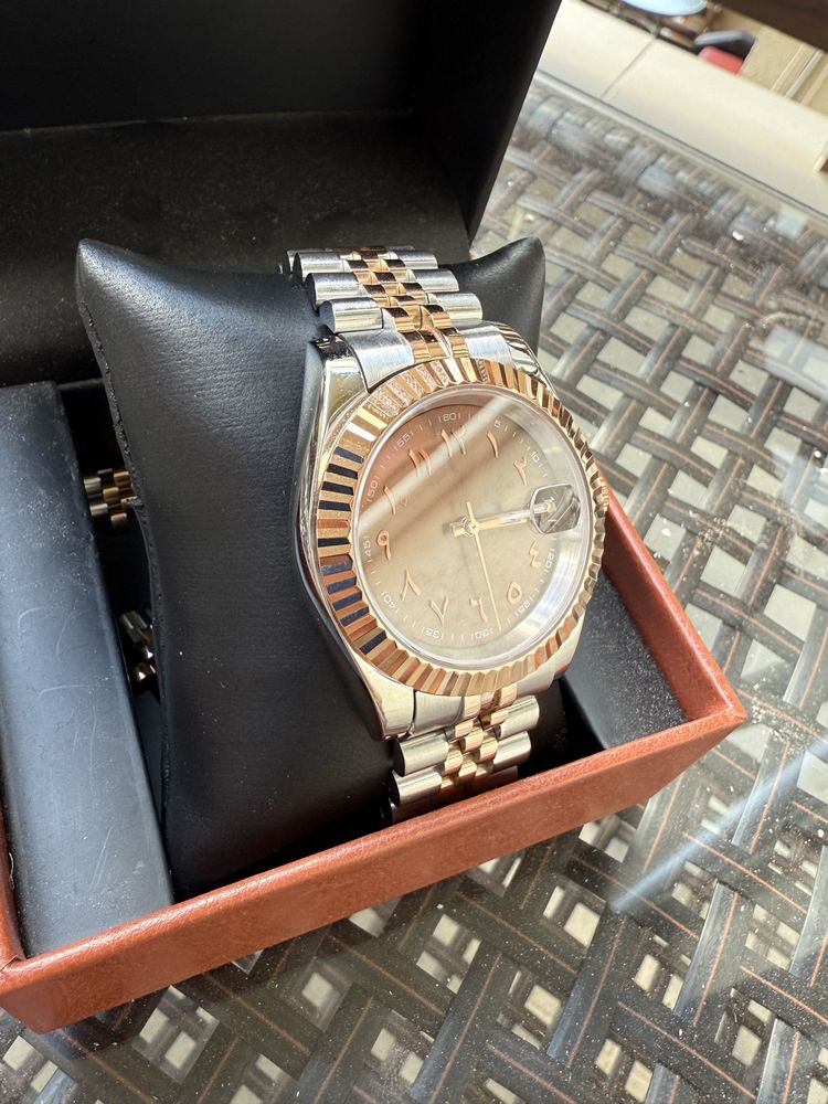 Seiko custom Datejust Rosegold