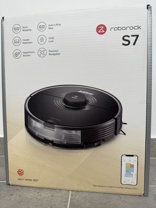Vând robot aspirator Roborock S7 (cu mop) + set de accesorii noi