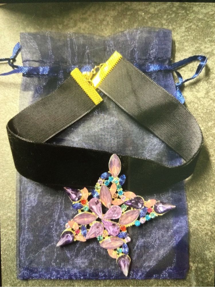 Choker, Steluta cristale multicolore