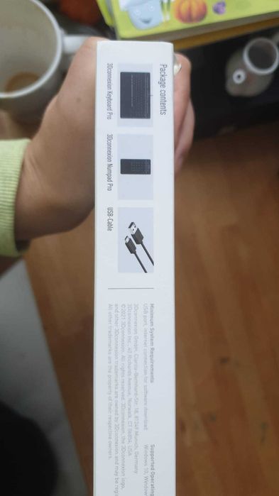 Tastatura noua, 3Dconnexion, Negru