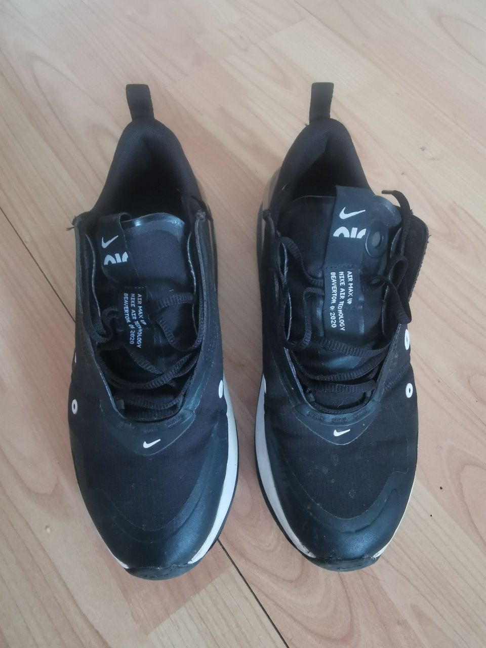 Adidași Nike W AirMaxAirMax Up Black White-Metalic Silver