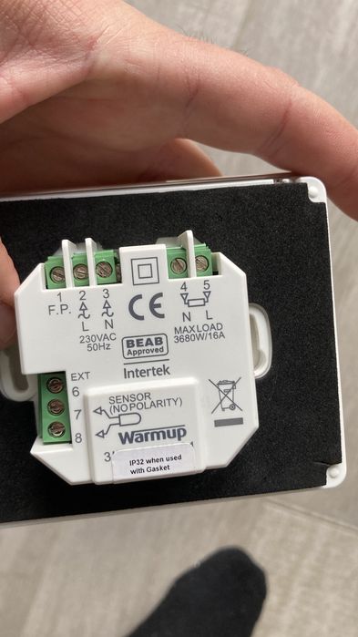 Termostat Warmup 3IE incalzire