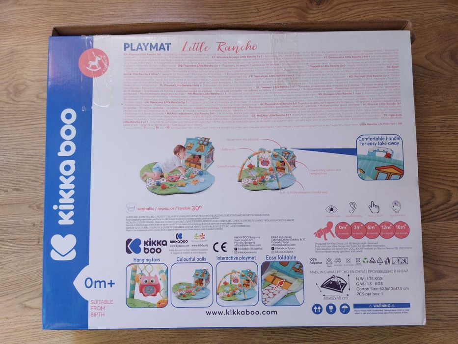 Бебешка активна гимнастика Kikkaboo Playmat -  Little Rancho