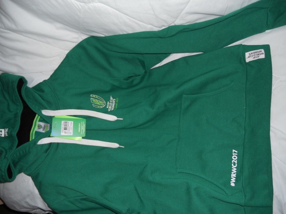 Спортен суитшърт блуза с дълги ръкави размер Л ХЛ в зелен цвят с