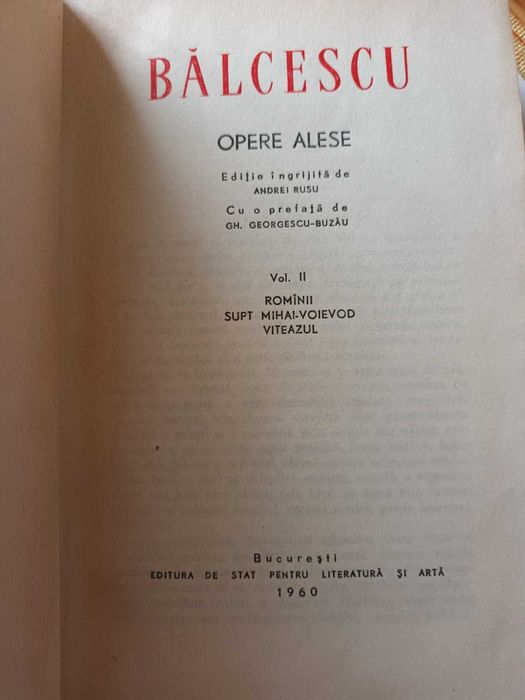Lot de 10 Cărți Vechi (1860-1960) in stare buna
