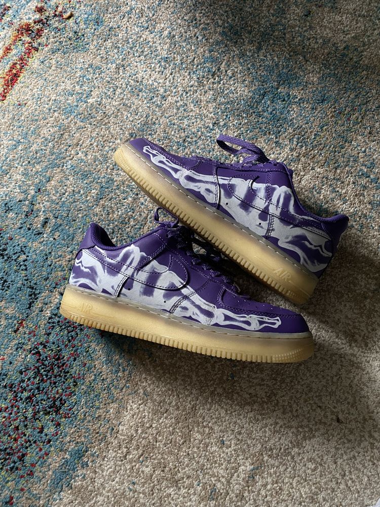 Nike Air Force 1 Purple skeleton 42