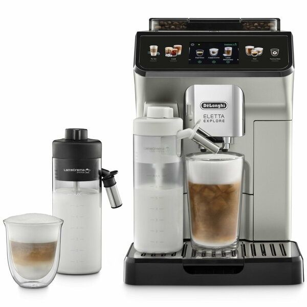 Кофемашина DeLonghi ECAM450.55 S Eletta Explore цвет серебристый