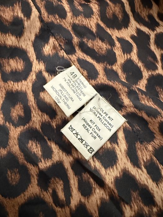 Geaca lunga blana vulpe xxl neagra