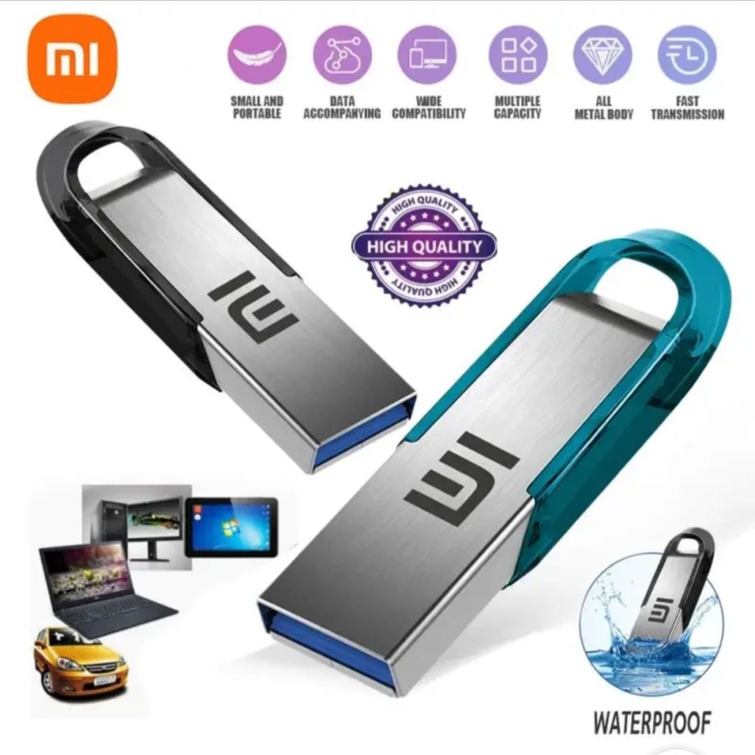 Флашка XIAOMI 2TB+Адаптор за телефон Type-C и ключодържател