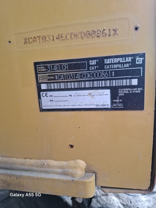 Excavator CATERPILLAR 314 ELCR  excavator șenile