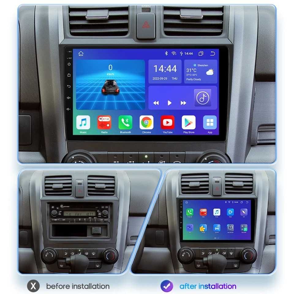 Навигация 2g/32g за Хонда /HONDA  CRV 3 от 2007 до 2012 Navi Android