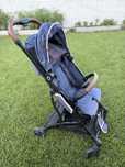 Carucior sport Light, albastru si roz, Momi