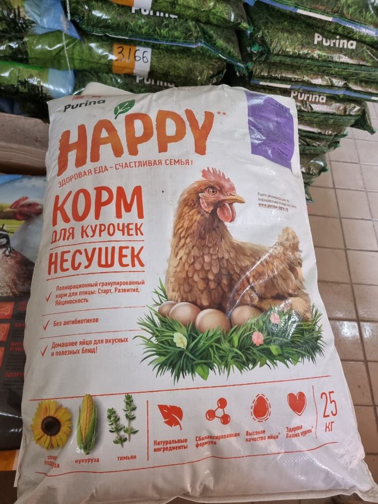 Комбикорм для несушек. Пурина. Purina.