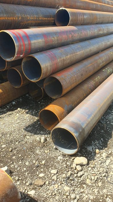 Vand teava metalica trasa și sudata elicoidal, țevi trase la preț bun