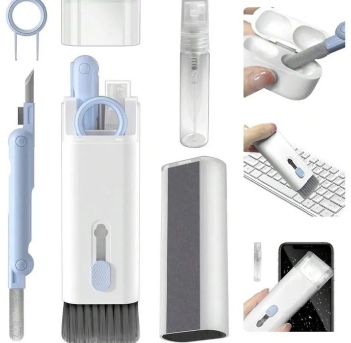 Комплект за почистване на клавиатури/слушалки/екрани на телефон