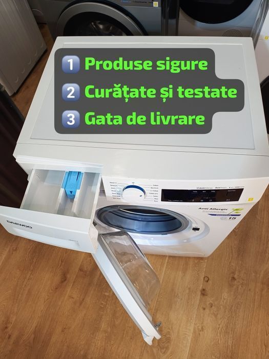 Mașină de spălat impecabilă Heinner Daewoo | Livrare și Garanție