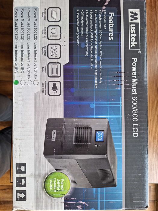 UPS PowerMust MUSTEK 600/800 LCD