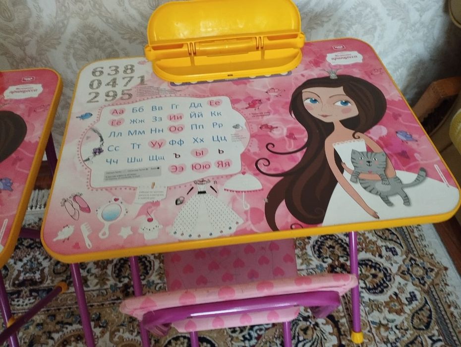 Мебель детский стол со стулом